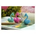 2 Pcs/pack Cartoon School Stationery Eraser Mini Adroable Animal Swan Couple Rubber Pencil Erasers Students Gifts. 