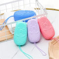 Silicone Body Scrubber Bath Sponge - 2 in 1 Exfoliating Body Brush Loofah Shower Sponge for Women Men and kids. 