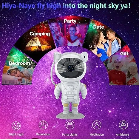 Astronaut%20Star%20Projector%20Galaxy%20Light%20with%20Timer%20and%20Remote%20Control,%20360%C2%B0%20Adjustable%20Starry%20Night%20Light%20Projector%20for%20Baby/Kids/Adults/Bedroom/Party/Home%20Decor/Game%20Room%20-%20Image%202