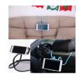 Lazy Bendable Flexible Hang Neck Phone Holder 360 Degree Rotation Mobile Stand - Black. 