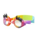 PC Children Eyelash Swimming Goggles New Anti-fog Waterproof Eyelash Goggles Silicone HD Swimming Goggles. 