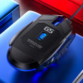 Laptop Gaming 200 DP Mechanical Silent Mouse Line Gaming Mouse G5 Silent with RGB Backlight 6 Keys 3I RGB Electronic Sports Mouse for Computer Pen Players. 