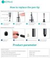 COTECI Three in One Stylus Pen For Tablet Android iOS Phone Tablete Pen For Xiaomi Lenovo iPad Pro Touch For Apple Pencil 1 2. 