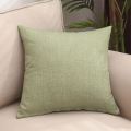 Simple Linen Pillow Living Room Sofa Cushion Bed Head Pillow Chair Back Office Waist Pillow Pillowcase Customization. 