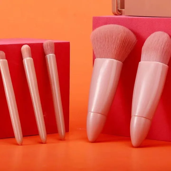 5pcs%20Korean%20Super%20Soft%20Concealer%20Cosmetic%20Base%20Makeup%20Eye%20Shadow%20Candy%20Color%20Eyelash%20Mini%20Travel%20Brush%20Set%20Green%20Color%20-%20Image%203