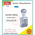 Shiny Numbering Stamps N48- 8 digit band stamp, 4mm - Mini Digital Symbol & Numbering Printer Rubber Stamp Machine for office & Personal uses. 