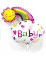 RAINBOW CLOUD FOIL BALLOON IN PINK COLOR ( 60 CM X 70 CM ). 