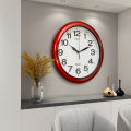 Hitco Round Simple Wall Clock - Wall Clock For Home and Office - Step Movement High Quality Watch - Wall Clocks for Bedroom / Living Room / Decor - Clock Wall Stylish. 