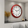 Hitco Round Simple Wall Clock - Wall Clock For Home and Office - Step Movement High Quality Watch - Wall Clocks for Bedroom / Living Room / Decor - Clock Wall Stylish. 