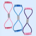 8 Shaped Resistance Bands Sports Workout Elastic Band At Home Yoga Fitness Rubber Pull Rope Yoga Training Exercise Gym Equipment. 