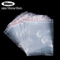 100Pcs Mini Zip lock Baggie Storage Plastic Packaging Jewelry Bags. 