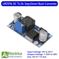 Display or Without Display Step-Up and Step-Down Voltage Converter Module XL4017 & LM2596 Buck Converter and XL6009 Boost Converter Module By Electrica. 