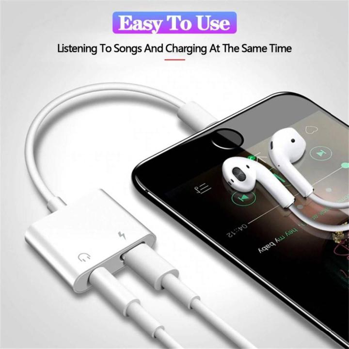 MH030 Lightning to 3.5MM Bluetooth Adapter Jack Audio With Charging for ios