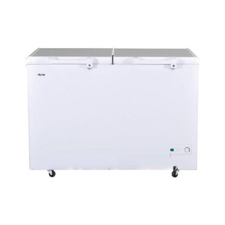Haier HDF-385H - Double Door Deep Freezer - 385 L - White
