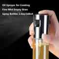 Glass Oil Spray Bottle Pump for Oil-Control Kitchen Olive Oil-Sprayer Pot Bottle Dispenser Gadget Cooking Tools For BBQ,Baking,Frying,Salad. 