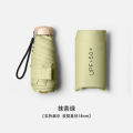 Capsule parasol is small and convenient, sun umbrella, women's sunscreen, ultraviolet dual-use, student mini, ultralight, five or six generations. 
