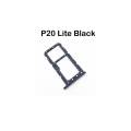 Huawei P20 Lite Black Sim Card Tray And Micro SD Card Slot Holder. 