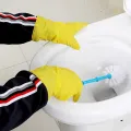 New Imported Heavy Duty Rubber Gloves - Yellow Latex, Household Cleaning, Dishwashing, Strong, Work, Medical, Food Safe, 1 Pair. 