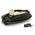 1pc 12x6cm Portable Black Coin Purse Ultra-light Women Multifunctional Bag Purse Key Leather Handbag For Gifts PU Mini Fash F3I7. 