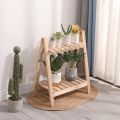 Wooden Plant Stand Flower Pot Shelf Rack Solid Wood Balcony Flower Stand ( 2 Tier ) ( 3 Tier ). 