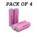 4 pcs 1200mAh Cell / lot 100% Original 3.7V 1200mAh For Power Bank, laser pointer, flashlight and other electronic products Rechargeable 18650 Li-ion Battery Real Capacity ICR18650 Batteries. 