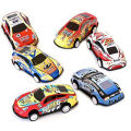 6 Pcs - Alloy Tin Metal Body Model Racing Car Toy Set - Pullback Toys For Kids Boys GIrls Baby Colorful Vehicle Set Children Playing and enjoy Racing On Track Fun. 