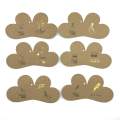 14pcs/lot Handwritten Heart Shape Postcard Kraft Paper Greeting Card with Gold Printing DIY Wedding Invitations Blank Love Card. 