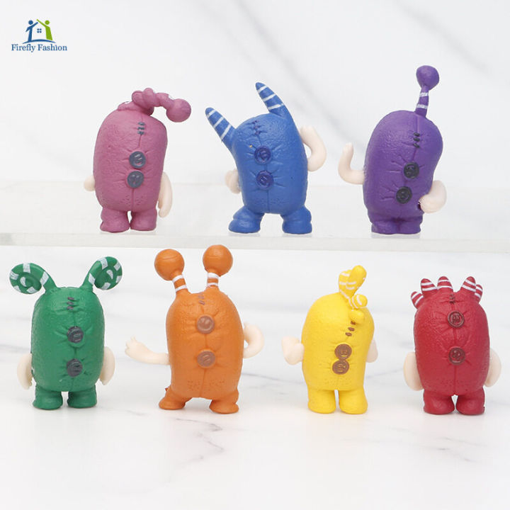 Oddbods Figure Toy Action Figures Toy Gifts for Kids Birthday Decor 7pcsAnime Collection Play FigureAnime Action Figures Oddbods Cartoonfor Kids Children Gift Home DecorationCollectible Fun Firefly Fashion