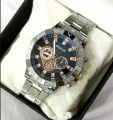 Pack Of 4 New Fashion Watch  Men's Fashion Luxury Watch Deal -Top Fashion Mens Steel Band Watch +Chain Braclete -High Quality Classic Silver/blue In Random Dail Designs With Stainless steel Straps Casual Watch Deal For Men. 