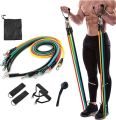 11 Pcs/Set Pull Rope - Latex Fitness Resistance Bands - Fitness Pull Ropes And Body Shaper Ropes. 