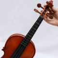 one pc 4/4-1/8 fingerboard sticker violin pitch position sticker no glue finger position sticker practice trainer scale sticker. 