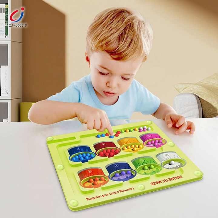 Magnetic Maze Color Sorting Toy for Kids – 40pcs Educational Montessori ...