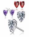 Purple & Silver Alloy Earrings for Her. 