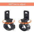 ZOROOM Universal 22mm 25mm 7/8Inch Motorcycle Headlight Bracket Spotlight Holder Tube Clamp for Cafer Racer Chopper,TG82. 