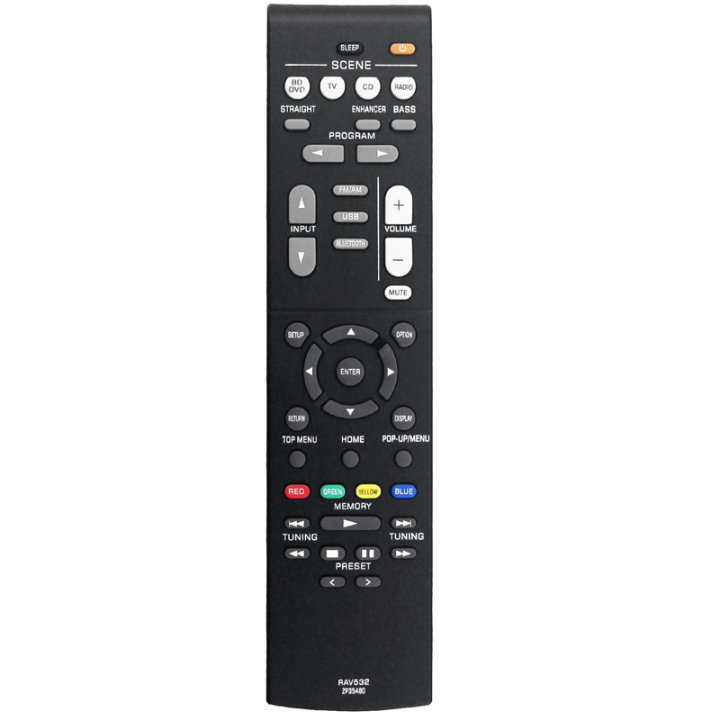 1 PCS RAV532 ZP35480 Remote Control Replace Replacement Parts for AV Receiver RX-V379 RX-V383 RX-V383BL RXV379 RXV383 RXV383BL