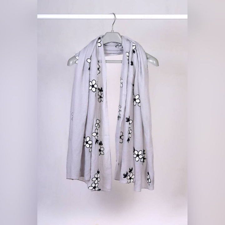 100% Cotton Embroidery scarves stole for women