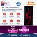 PEL Refrigerator | Model PRINVOGDDT- 22260 | DIGITRON InverterOn Flat Glass Door(NEW MODEL) | 18 Cubic Feet | Run on 100 Volts | Rapid cooling designed10 Year Compressor Warranty. 