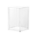 【HOT】 Ins Transparent Acrylic Square Pen Holder Desktop Organizer Student Desktop Finishing Storage Box Makeup Brush Storage Office. 
