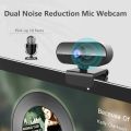 Webcam with Microphone, 30 FPS Full HD 1080P  Video Camera for Computers PC Laptop Desktop, USB Plug and Play, Conference Study, Meeting, Video Calling, Live Streaming. 