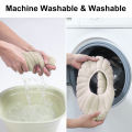 Bathroom Tools Commode Seat Cover Comfortable Bathroom Toilet Seat Cover Soft Knitting Fabric Case Pad Winter Warm Mat Pumpkin Pattern Soft Cushion Toilet Seat Warmer Cover Toilet Accessories - 1Pc. 