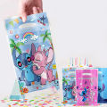 Disney Lilo Stitch Party Gift Bag Plastic Blue Stitch Pink Angel Goodie Gift Bags for Kids Birthday Party Decor Baby Shower. 