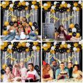 Rose Gold Birthday Decoration Set For Birthday Decorations Party, Birthday Celebration Kit,  -30pcs Balloons, bunting  Banner ,Fairy Light. 