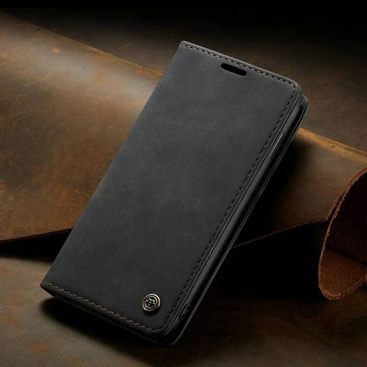 CaseMe Retro Leather Case for IPhone 11 Pro Max Book Style Flip Wallet Magnetic Cover Card Slots Case for IPhone 11 Pro Max