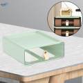 Desk Organizer Drawer, Stackable Storage Drawer ,Jewelry Case Portable Dustproof Desktop Stationery Organizer Cosmetics Storage Box for Office. 