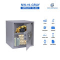Aj Mart Digital Security Safe Locker NW-15 Grey Secure Cash, Jewelry, Id Documents Size; D 13.5" W 15" H 16”. 