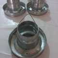 1kg Steel Poultry Food Feeder For Hens Chicks (1 Piece). 
