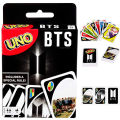 UNO BTS Cards Game For 2 to 10 Players Special Celebrate Photo Card Set Dos Flip Uno Playing Card Decks Game. 