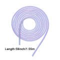 1.55m USB Data Charging Line Cable Protector Wrap Cable Organizer Spring Design Winder Protection Rope. 