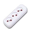 ELBi 3 Sockets Box. Made in TURKEY. Electric board. 3 gang. Extension board cordless. Accessory.. 
