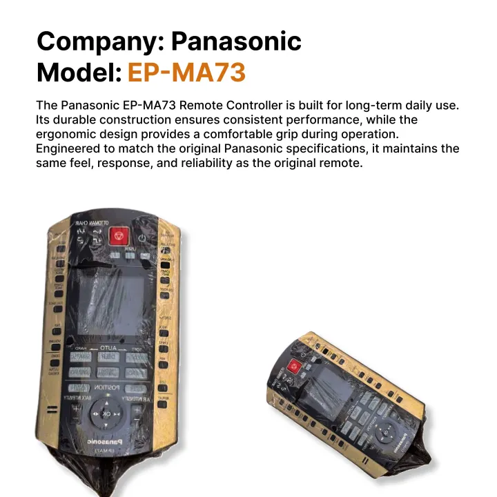 Panasonic%20EP-MA73%20Massage%20Chair%20Remote%20Controller%20-%20Image%203